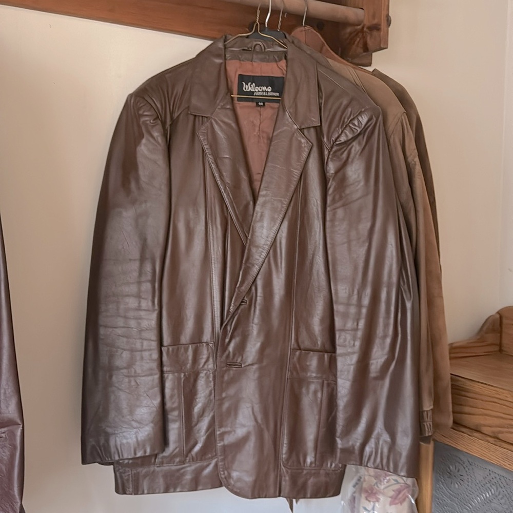 Wilson’s Suede and Leather Coat